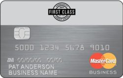 Example photo of a First Class Community Credit Union business credit card
