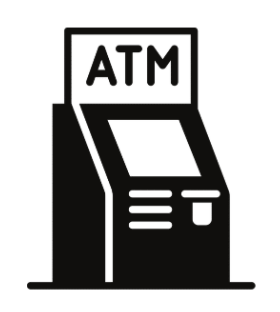 An icon of an ATM